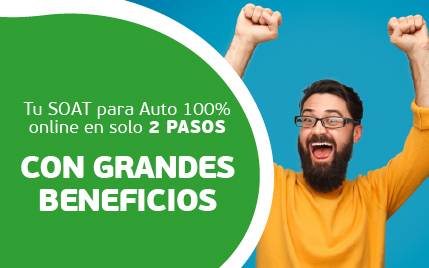 Comprar tu SOAT 100% online en solo 2 pasos, elige hasta $60.000 en Justo y Bueno o 3 Combos de Hamburguesa o hasta $60.000 en Domicilios.com + dto en Merqueo. Aplica T&C. 