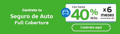 Promoción 40% de Dcto por 6 meses en el primer año