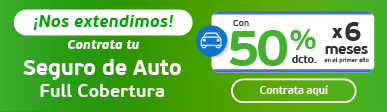 Promoción 50% de Dcto por 6 meses en el primer año