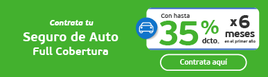Promoción hasta 35% de Dcto por 6 meses en el primer año